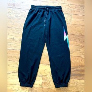 NWOT Fate Rainbow Lightning Bolt Sweatpants